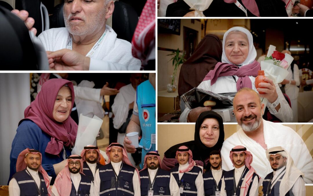 مركز الضيافة (٦) يستقبل أولى قوافل الحجاج وسط مشاعر الفرح والامتنان… بداية مباركة لموسم استثنائي